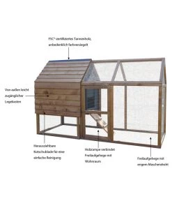 Dehner Hühnerstall Megi, Ca. B199/H122/T76 Cm -Freien Garten Geschäft 4287520 WE IG 001 Dehner Huehnerstall Megi