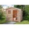 Weka Gartenhaus 123 Gr.2, Ca. B306/H242/T274 Cm -Freien Garten Geschäft 4308474 WE FS 001 WekaGartenhaus28MM123GR 2NATUR