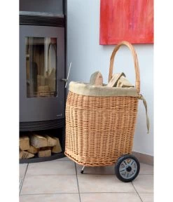 Dobar Kaminholzwagen, Ca. B45/H93/T43 Cm -Freien Garten Geschäft 4364444 WE MO 002 dobarKaminholzwagen