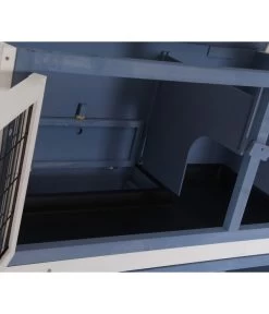 Dehner Kaninchenstall Original Mit Wärmedämmung, Ca. B114/H116/T57 Cm -Freien Garten Geschäft 4440830 WE DE 001 DehnerMarkenqualitaetKaninchenstallIsoliertBlau