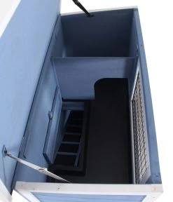 Dehner Kaninchenstall Original Mit Wärmedämmung, Ca. B114/H116/T57 Cm -Freien Garten Geschäft 4440830 WE DE 004 DehnerMarkenqualitaetKaninchenstallIsoliertBlau