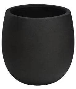 Dehner Polystone-Topf Balloon, Espresso