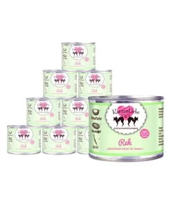 KatzenLiebe Nassfutter Für Katzen, Reh & Bio-Kartoffel