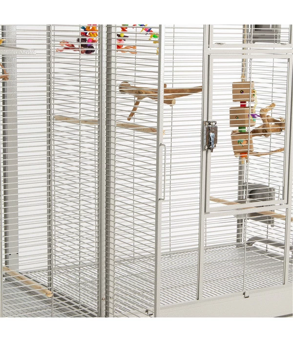 Montana Vogelvoliere Madeira Double, Plantinum 8 Montana Vogelvoliere Madeira Double, Plantinum – Bild 6