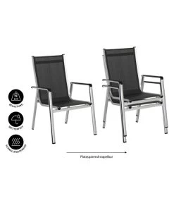 MWH Alu-Stapelsessel Elements -Freien Garten Geschäft 5325733 WE IG 001 MWHAluStapelsesselElements