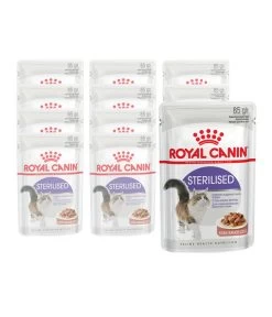 ROYAL CANIN® Nassfutter Für Katzen Sterilised, 12 X 85 G