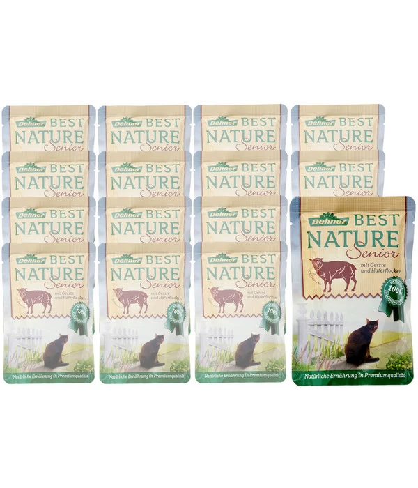 Dehner Best Nature Nassfutter Für Katzen Senior, 16 X 85 G 3 Dehner Best Nature Nassfutter Für Katzen Senior, 16 X 85 G
