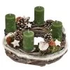 Adventskranz, Grün/braun, Ø 30 Cm -Freien Garten Geschäft 6395818 PR FS 002 75bAdventskranzREbegarnWiInternetgrnDehnerExpressHerzig 6194674