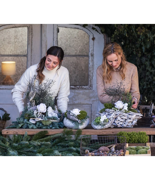 Grabgesteck Stille, Oval, Ca. B50/H50/T25 Cm 4 Grabgesteck Stille, Oval, Ca. B50/H50/T25 Cm – Bild 2