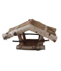 Siena Garden Vogelhaus Nina Mit Ständer, Braun, Ca. B99/H25/T40 Cm