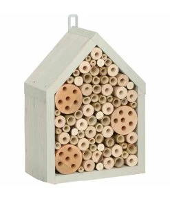 Siena Garden Insektenhotel Solin, Grau/braun, Ca. B37,5/H36/T29 -Freien Garten Geschäft 6601702 WE DE 002 GautzschInsekthotelSolin
