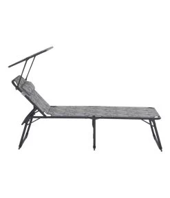 Siena Garden Campingliege Natura, Grau, Ca. B69/H43/T200 Cm