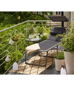 Siena Garden Campingliege Premium, Anthrazit, Ca. B69/H43/T200 Cm -Freien Garten Geschäft 6603047 WE MO 001 SienaGardenCampingliegePremiumAnthrazit