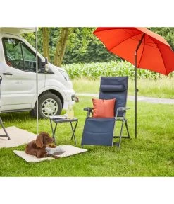 Siena Garden Camping Relaxstuhl Premium, Blau -Freien Garten Geschäft 6603070 WE MO 001 SienaGardenCampingRelaxstuhLPremiumBlau