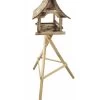 Dehner Natura Futterhaus Pagode, Geflammt, Inkl. Ständer, Ca. B75/H142/T65 Cm -Freien Garten Geschäft 6611222 WE FS 001 NVHPagodeStaenderGeflammt