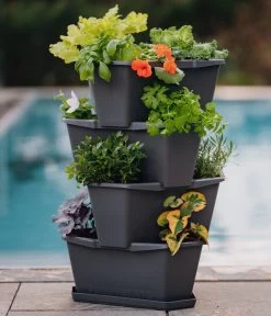 Gusta Garden Kartoffelturm Paul Potato Starter 4 Etagen, Ca. B44/H65/T44 Cm -Freien Garten Geschäft 6626873 WE MO 002 PaulPotatoStarterMiniHochbeet