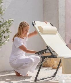 Dehner Gartenliege Mallorca, Ca. B71/H106/T227 Cm -Freien Garten Geschäft 6635163 WE DE 007 LiegeMallorcaVanilla