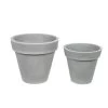 Farmet Kunststoff-Topf-Set Pegasus, Konisch, Grau, 2-teilig 2 Farmet Kunststoff-Topf-Set Pegasus, Konisch, Grau, 2-teilig -Freien Garten Geschäft 6657308 WE FS 001 FarmetNewPegasusTopfset
