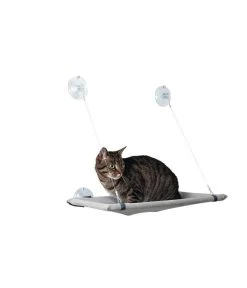 Karlie Hängekorb Window Lounger, Grau, Ca. B31/H51,5/T2,5 Cm -Freien Garten Geschäft 6660492 WE DE 001 KarlieKZbhWindowLoungerGrau