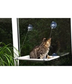 Karlie Hängekorb Window Lounger, Grau, Ca. B31/H51,5/T2,5 Cm -Freien Garten Geschäft 6660492 WE MO 003 KarlieKZbhWindowLoungerGrau