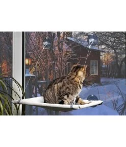 Karlie Hängekorb Window Lounger, Grau, Ca. B31/H51,5/T2,5 Cm -Freien Garten Geschäft 6660492 WE MO 004 KarlieKZbhWindowLoungerGrau