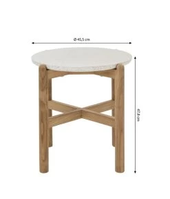 Dehner Tisch Portofino, Ca. Ø45,5/H47,8 Cm -Freien Garten Geschäft 6670699 WE BG 001 DehnerTischPortofinoKlein