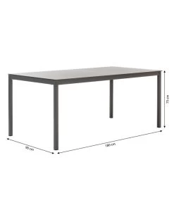 Dehner Diningtisch Lille, Ca. B180/H75/T90 Cm -Freien Garten Geschäft 6670939 WE BG 001 DehnerDiningtischLille