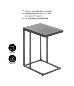 Dehner Beistelltisch Noah, Ca. B43/H56/T30,5 Cm 12 Dehner Beistelltisch Noah, Ca. B43/H56/T30,5 Cm -Freien Garten Geschäft 6701643 WE IG 001 BeistelltischNoah