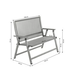 Dehner Klappbank Chicago, 2-Sitzer 18 Dehner Klappbank Chicago, 2-Sitzer -Freien Garten Geschäft 6701783 WE BG 001 KLAPPBANKCHICAGO