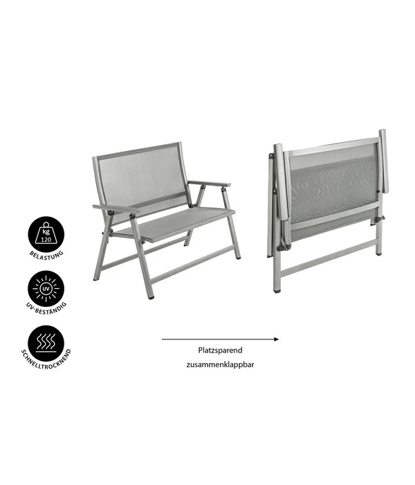 Dehner Klappbank Chicago, 2-Sitzer 9 Dehner Klappbank Chicago, 2-Sitzer – Bild 7