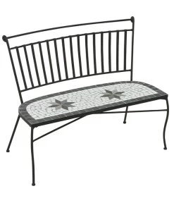 Dehner Mosaikbank Diana, 2-Sitzer