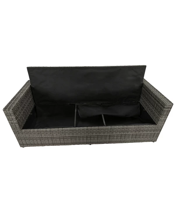 Dehner Flecht-Truhenbank Föhr, 3-Sitzer 6 Dehner Flecht-Truhenbank Föhr, 3-Sitzer – Bild 4