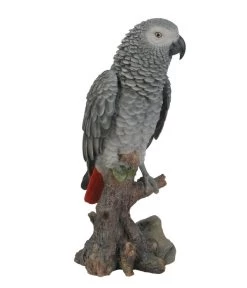 Dehner Polyresin-Graupapagei