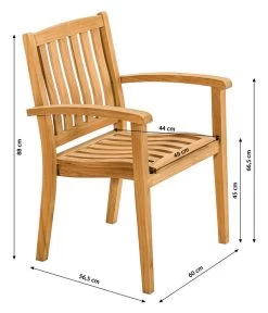 Dehner Stapelsessel Havanna -Freien Garten Geschäft 6708309 WE BG 001 StapelstuhlHavannaNeu