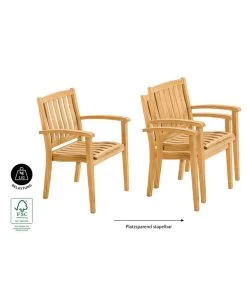 Dehner Stapelsessel Havanna -Freien Garten Geschäft 6708309 WE IG 001 StapelstuhlHavanna