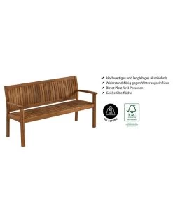 Dehner Gartenbank Valetta -Freien Garten Geschäft 6708614 WE IG 001 BankValetta3er