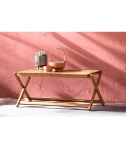 Dehner Tablett-Tisch Macao, Ca. B90/H38/T50 Cm -Freien Garten Geschäft 6713556 WE MO 001 TabletttischMacao