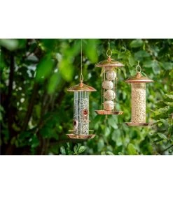 Dehner Natura Futtersäule Chloe -Freien Garten Geschäft 6733745 6735765 6735773 WE M 002 NaturaKupferFutteraeule