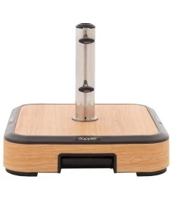 Doppler Schirmständer AluWood Trolley, 50 Kg -Freien Garten Geschäft 6738017 WE FS 003 AluwoodSockel50kg