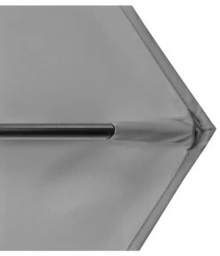 Derby Kurbelschirm Basic Lift Neo, Rund, Ca. Ø180 Cm -Freien Garten Geschäft 6739130 WE DE 002 BasicLiftNeo180hellgrau