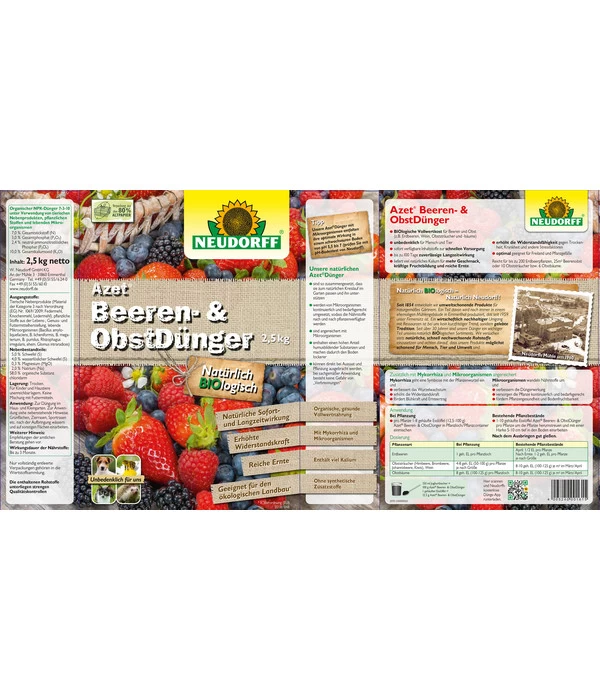 Neudorff® Azet® Beeren- Und Obstdünger 4 Neudorff® Azet® Beeren- Und Obstdünger – Bild 2