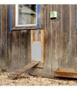 KERBL Hühnerstallzubehör Schiebetür -Freien Garten Geschäft 6829923 WE M 001 KerblSetAutomatischeHuehnertuermitTuer220x330mm