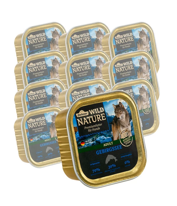 Dehner Wild Nature Nassfutter Für Hunde Gebirgssee Adult 3 Dehner Wild Nature Nassfutter Für Hunde Gebirgssee Adult