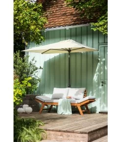 Dehner Holz-Sofa Macao -Freien Garten Geschäft 6865414 WE MO 001 BalkonschirmChiosNatur