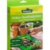 Dehner Kokos-Quelltabletten, 100 Stk. 1 Dehner Kokos-Quelltabletten, 100 Stk. -Freien Garten Geschäft 6874655 WE FS 001 DehnerKokosQuelltabletten100Stk