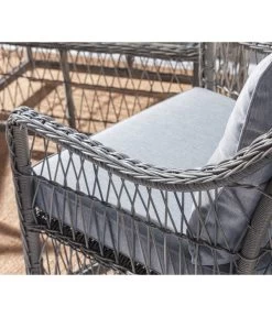 Dehner Geflechtlounge Santos, 4-teilig -Freien Garten Geschäft 6875074 WE DE 003 LoungeSantosNEU