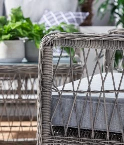 Dehner Geflechtlounge Santos, 4-teilig -Freien Garten Geschäft 6875074 WE DE 004 LoungeSantosNEU