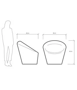 Farmet Kunststoff-Gartensessel Happy -Freien Garten Geschäft 6884456 WE DE 001 Sesselhappyelfenbein