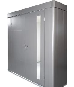 Biohort Gerätehaus Neo 2C, Silber/dunkelgrau -Freien Garten Geschäft 6885255 WE DE 005 BiohortGeraetehausNeo
