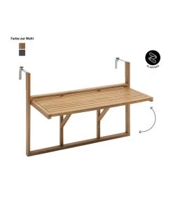 Dehner Balkonhängetisch, Ca. B90/H65/T41,7 Cm -Freien Garten Geschäft 6897748 WE IG 001 DehnerBalkonklapptischMacao
